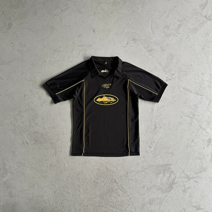 Camiseta Corteiz Talismo "Black/Yellow"