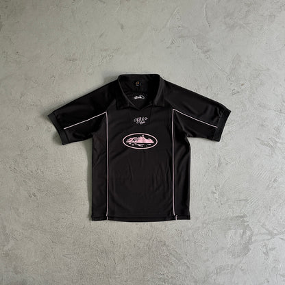 Camiseta Corteiz Talismo "Black/Pink"