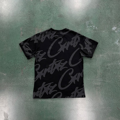 Camiseta Corteiz "Preta e Cinza"